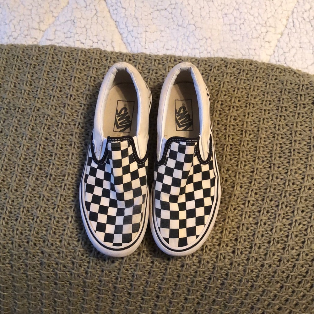 Checkers Vans off the wall